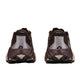 Bagfra-billede af et par Hoka Speedgoat 7 GTX, Herre, i farven Spiced Chocolate / River Rock Grey med sorte og beige såler, reflekterende sølvdetaljer og et logo på hælen. Disse GORE-TEX-forstærkede trailsko er placeret side om side på en hvid baggrund.