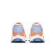 Et par Nike Structure Plus Herre-sneakers i Hydrogen Blue/Off Noir-Blue Crystal, vist bagfra med blå, orange og hvide detaljer. Designet til stabilitet og støtte - ideel til løbere, der søger komfort mod overpronation.