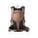 Salomon Trailbazer 20 Unisex rygsæk i Mustang/Black Coffee vises bagfra med polstrede skulderstropper, brystspænde, netrygpanel, justerbare stropper og taljebælte med lynlås - perfekt til vandreture med sit ergonomiske design.