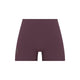 Zero Short Tights til kvinder i farven »Urchin« fra ON, med et tætsiddende design, vist på en ensfarvet hvid baggrund. Mærkets »ON«-logo er placeret nederst på venstre ben.