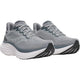 Et par Saucony Triumph 24 Herre løbesko i Fossil/Gunmetal med mesh-overdel, snørelukning, blød støddæmpning og sort gummiydersål, placeret side om side på en hvid baggrund.