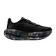 Nike Vomero Premium Herre i Black/Mtlc Dark Grey-Dk Smoke Grey "CM" har en overdel i mesh, diskret logo, sorte snørebånd og en tyk marmoreret ZoomX-skum-mellemsål i sort, hvid og grøn med en hæludskæring for maksimal komfort.