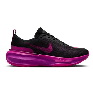 Invincible Run Flyknit 3, Herre, Black/Laser Fuchsia-Vivid Grape