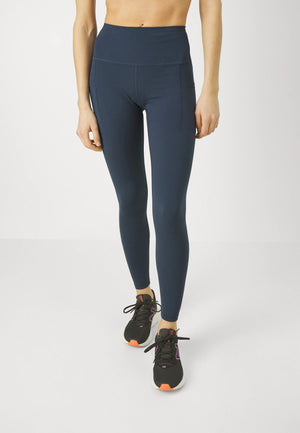 Sleek Pocket High Rise Tight, Dame, NB Navy