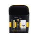 Et elegant sort Crep Protect Cure Shoe Cleaning Kit, Unisex fra Crep Protect, med en børste, en flaske med bambuslåg og en hvid klud - alt sammen delvist synligt i æsken med tydelige produktdetaljer.
