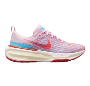 Invincible Run Flyknit 3, Dame, Pink Foam/Bright Crimson-Racer Blue