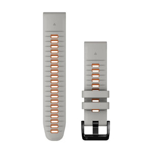 Quickfit Watch Band, Unisex, Fog Gray/Ember Orange