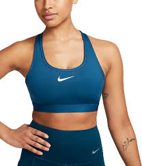 Swoosh Bra Padded, Dame, Court Blue/White