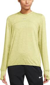 Dri-FIT Swift Element LS, Dame, Life Lime/White/HTR/Reflective Silver