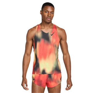 AeroSwift Elite Entry ADV Tank Top, Herre, Lt Lemon Twist/Lt Crimson/Black/Black