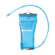Salomon Soft Reservoir 1.5L, Unisex, Clear Blue er en BPA-fri drikkedunk med gråt håndtag, klar hætte og lang blå slange - ideel til vandretur og udendørs aktiviteter.