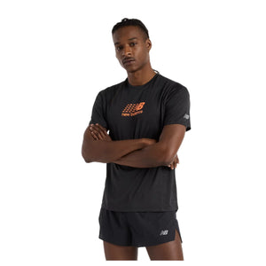 Athletics Graphic SS Tee, Herre, Black