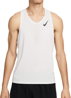 Aeroswift Singlet, Herre, Summit White/Black