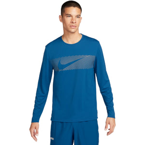 Miler Flash LS, Herre, Court Blue/Reflective Silver