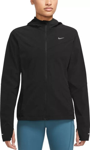 Swift UV Running Jacket, Dame, Black/Reflective