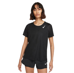 Dri-Fit Race Top SS, Dame, Black/Reflective Silver