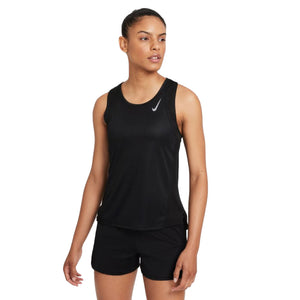 Dri-Fit Race Tank, Dame, Black/Reflective Silver