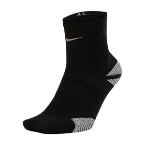 Racing Ankle Socks, Unisex, Black/Reflective