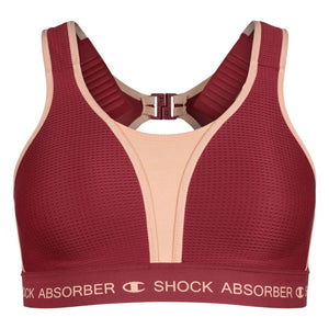 Ultimate Run Bra Padded, Dame, Tibetan Red