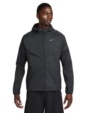 Impact Light Windrunner Jacket, Herre, Black/Black/Reflective Silver