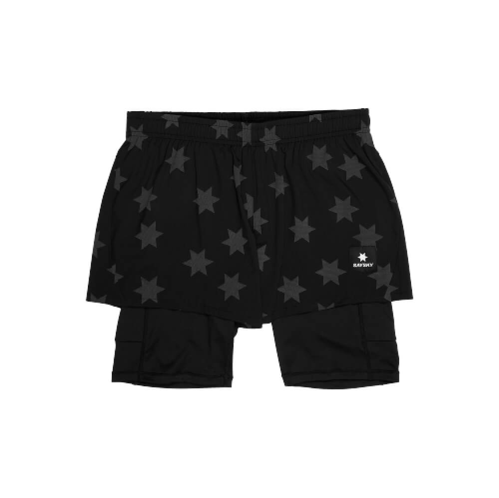 Star Reflective Pace 2-in-1 Shorts 3", Dame